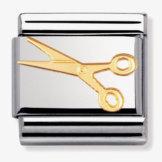 COMPOSABLE Classic DAILY LIFE in stainless steel with bonded yellow gold (03_Little scissors)