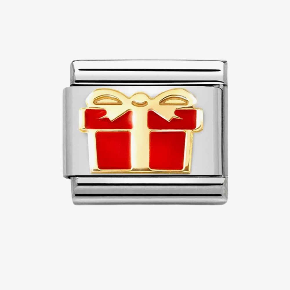 Composable Classic SYMBOLS steel, enamel and bonded yellow gold (70_New Red gift box)
