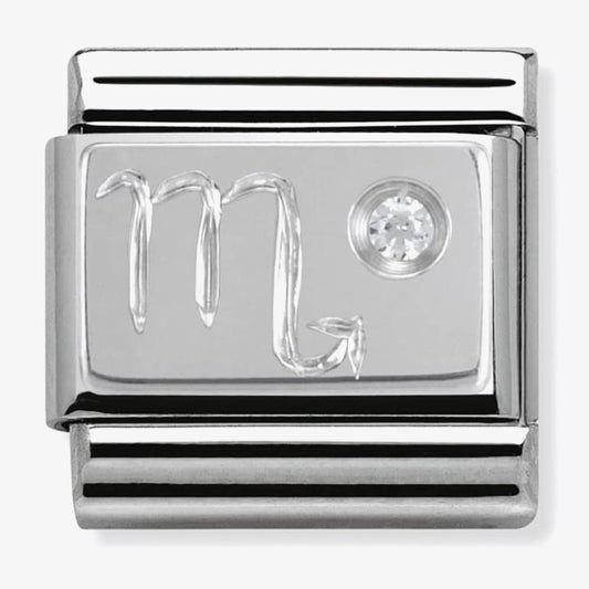 Composable Classic ZODIAC stainless steel, Cub, zirc and 925 silver (08_Scorpio)