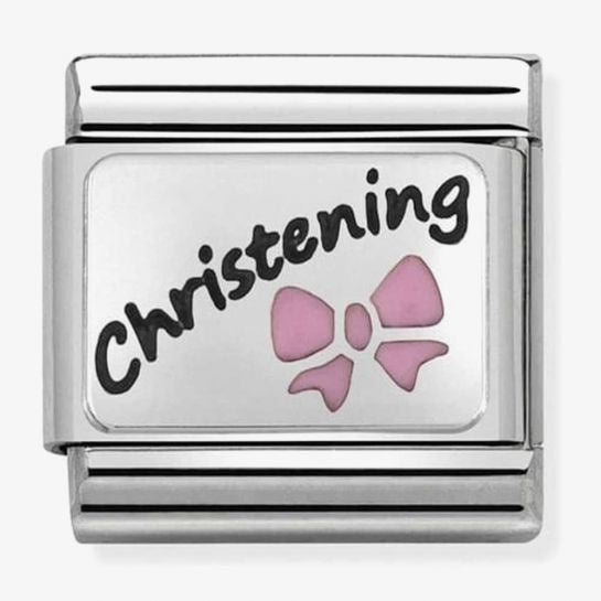 Nomination Classic Pink Christening Charm
