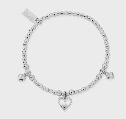 Triple Heart Bracelet