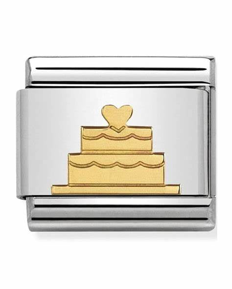 Composable Classic SYMBOLS and steel and bonded yellow gold (40_Tiered cake)