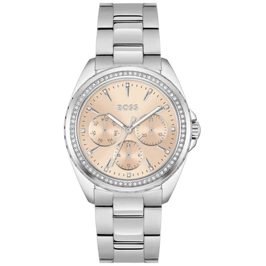 BOSS Atea Stainless Steel Crystal Quartz Ladies Watch