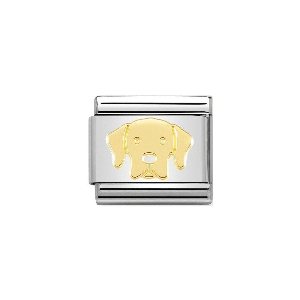 Composable Classic SYMBOLS and steel and bonded yellow gold (57_Labrador Retriever)
