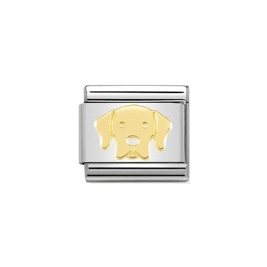 Composable Classic SYMBOLS and steel and bonded yellow gold (57_Labrador Retriever)