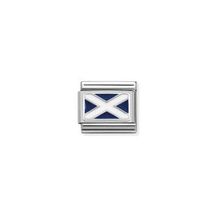 Composable Classic FLAGS in st,steel, enam,sterling silver (01_Scotland)