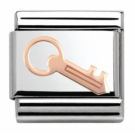 Composable Classic SYMBOLS stainless steel and 9k rose gold (16_Key)