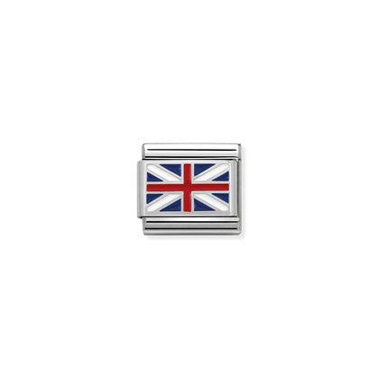 Composable Classic FLAGS in st,steel, enam,sterling silver (04_Great Britain)