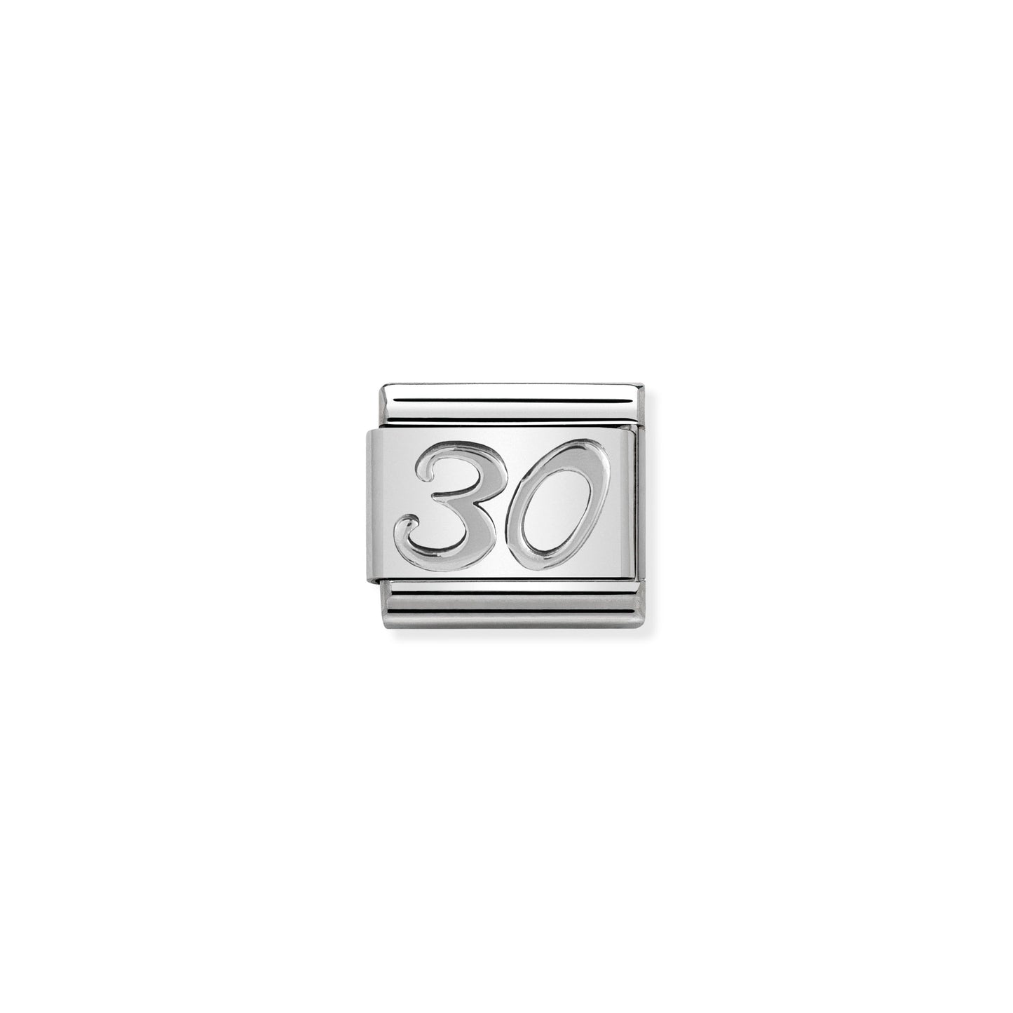 Composable Classic OXIDIZED SYMBOLS in st,steel and sterling silver (22_30)