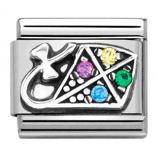 Composable CL SYMBOLS OX steel, Cz and silver 925 (03_Kite)