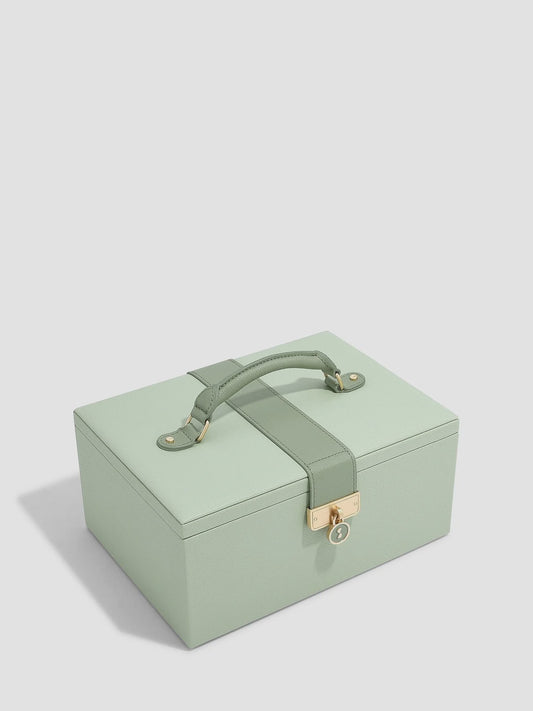 Sage Green Luxury Classic Jewellery Box