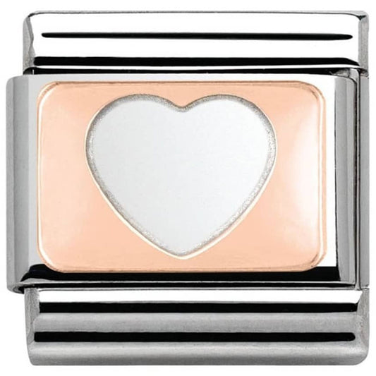 Nomination Classic Rose Gold Heart Charm