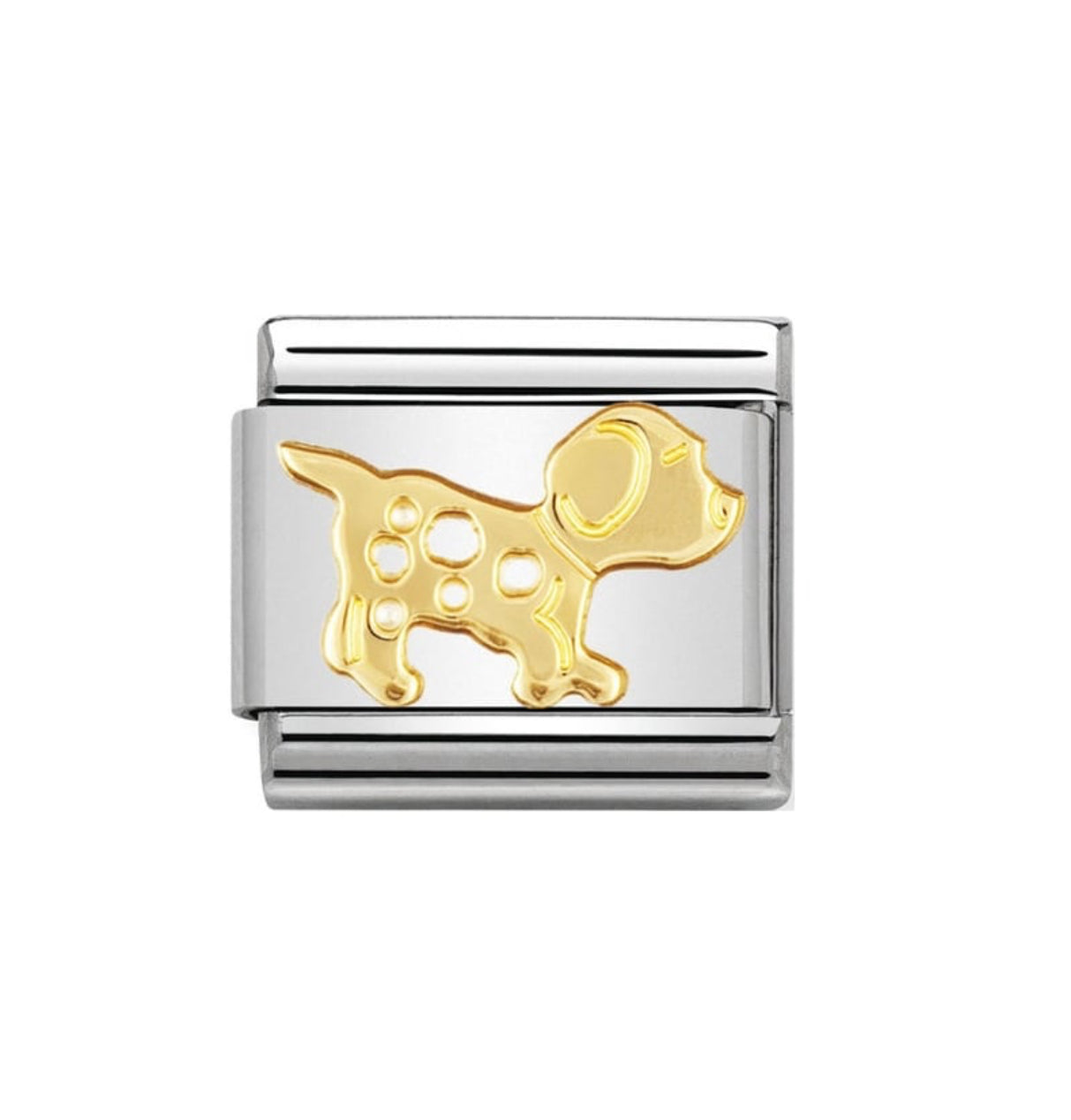 Nomination Classic 18ct Gold Dog Charm