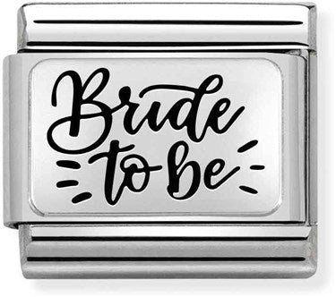 Composable Classic PLATES (IC) steel and 925 silver (07_Bride to Be)