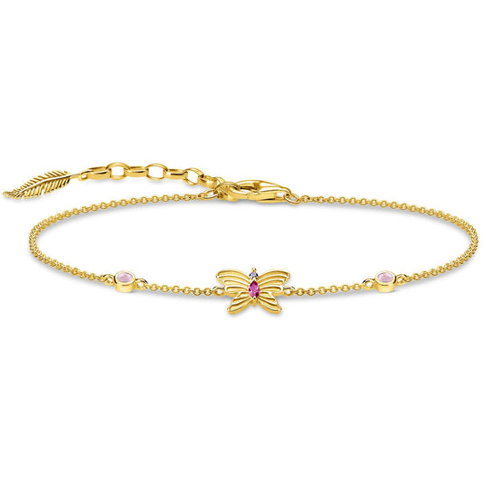 Thomas Sabo Magic Garden Gold Butterfly Bracelet
