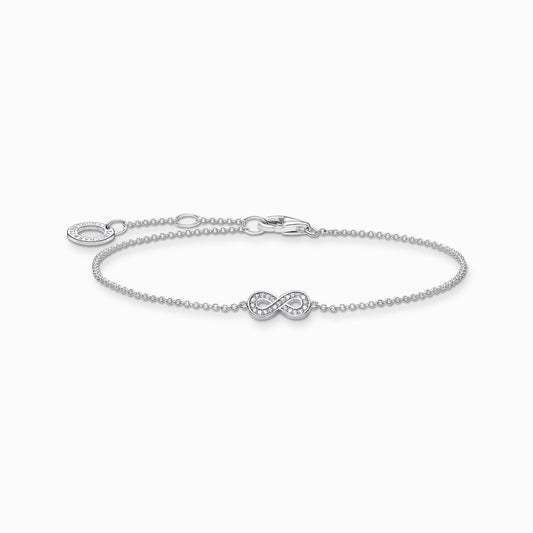 Silver infinity bracelet