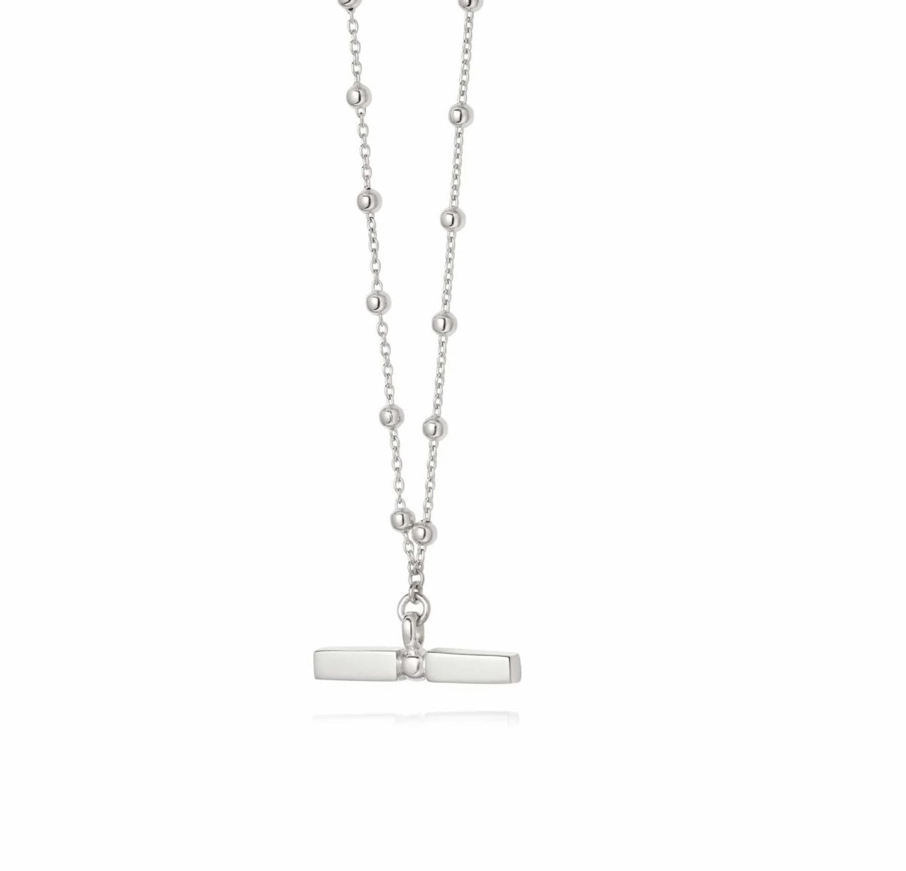 T Bar Bobble Chain Necklace