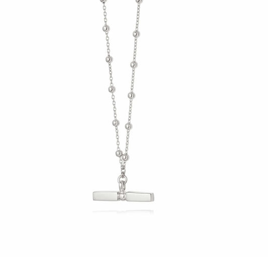 T Bar Bobble Chain Necklace