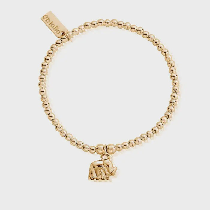 Cute Charm Elephant Bracelet 18K Gold Plated