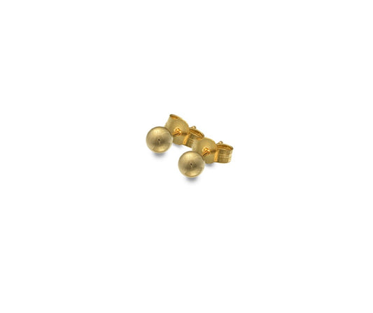 9ct yellow 4mm ball studs
