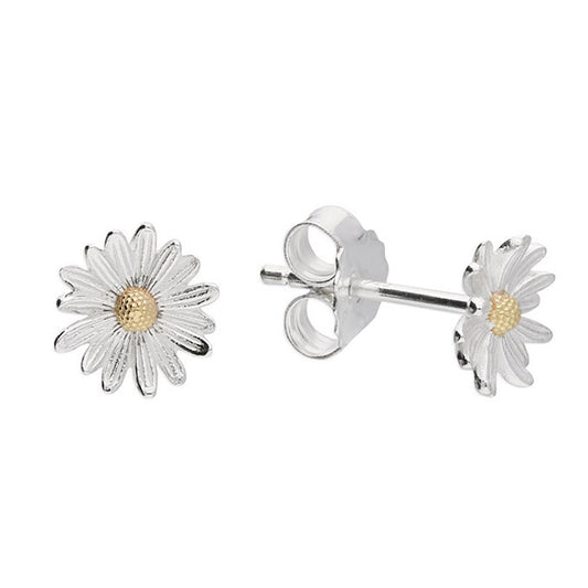 Two done daisy stud earrings