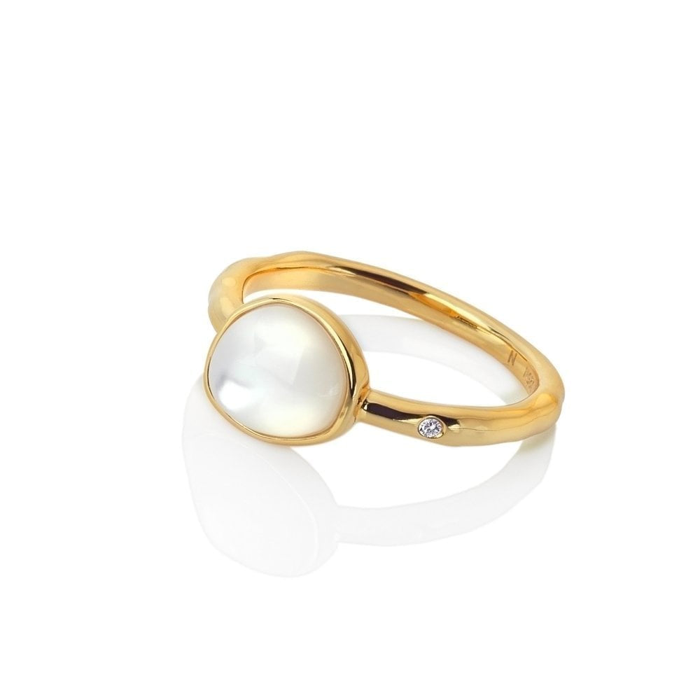 HD X JJ Calm Mother Of Pearl Ring - XS