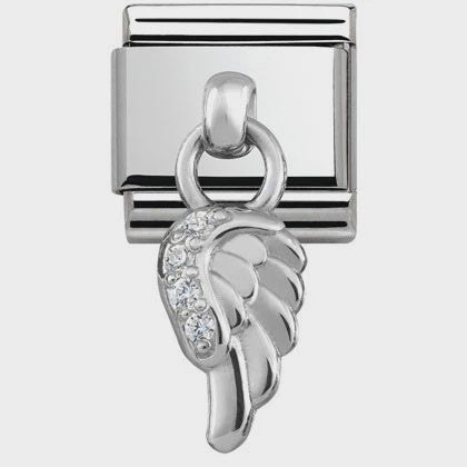 Composable Classic CHARMS stainless steel and silver 925 (06_Wing)