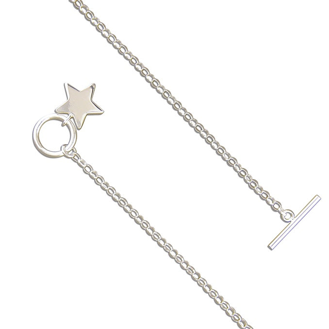 T-bar mini star necklace