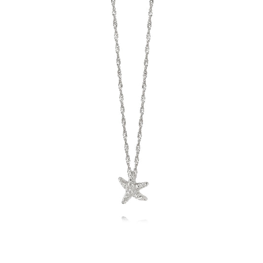 ISLA STARFISH CHAIN NECKLACE Sterling Silver SN07_SLV