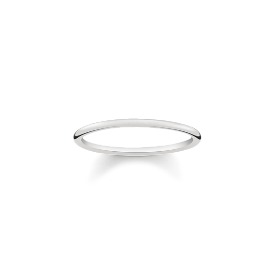 Dainty classic plain ring TR2123-001-12-50