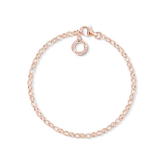Classic Charm bracelet rose plated X0243-415-40-L17