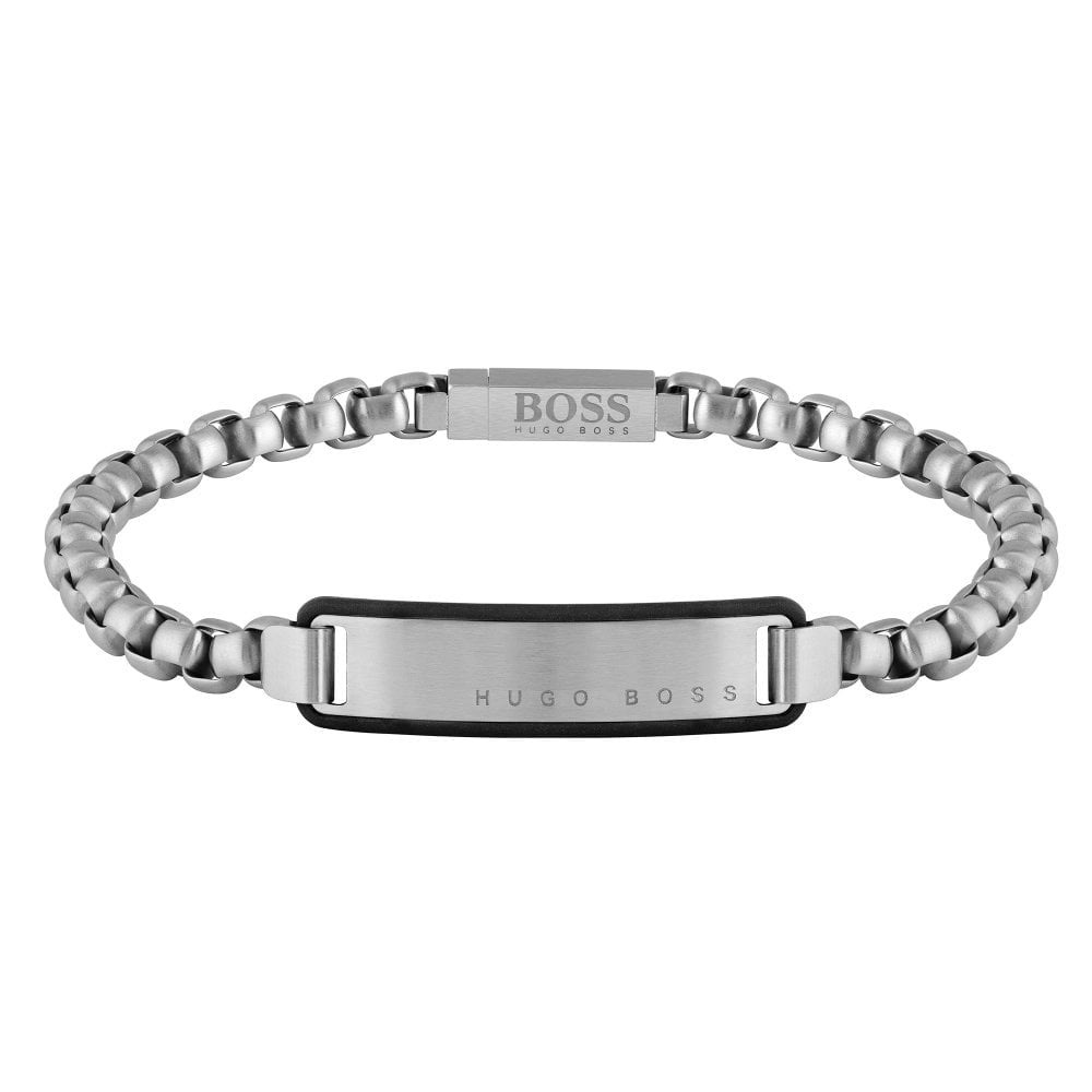 Mens ID Bracelet Stainless Steel