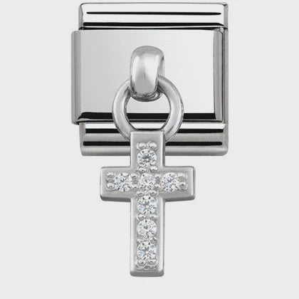 Composable Classic CHARMS stainless steel and silver 925 (04_Cross)