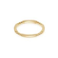 STACKED ESSENTIAL RING 18ct Gold Plate SRB9005_GP_L