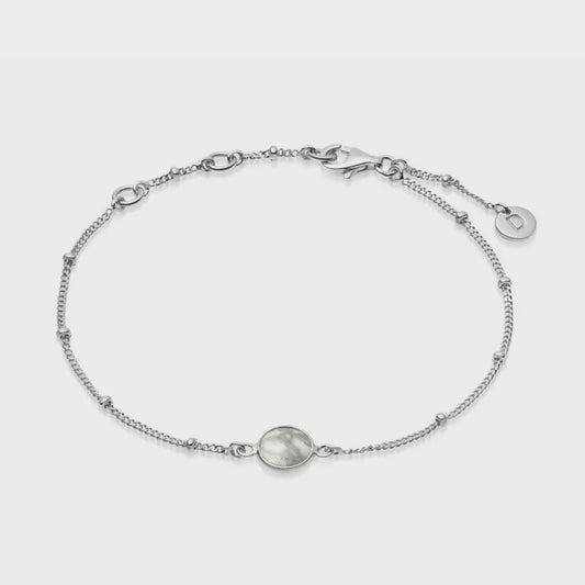 HOWLITE HEALING STONE BOBBLE BRACELET