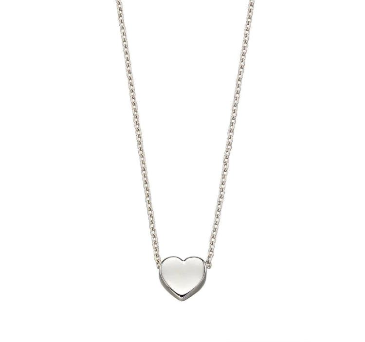 Small Heart Necklace in 9ct Gold