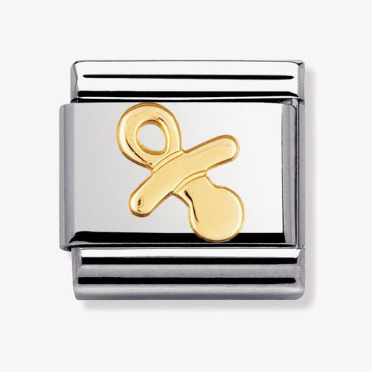 COMPOSABLE Classic DAILY LIFE in stainless steel with bonded yellow gold (07_Pacifier)