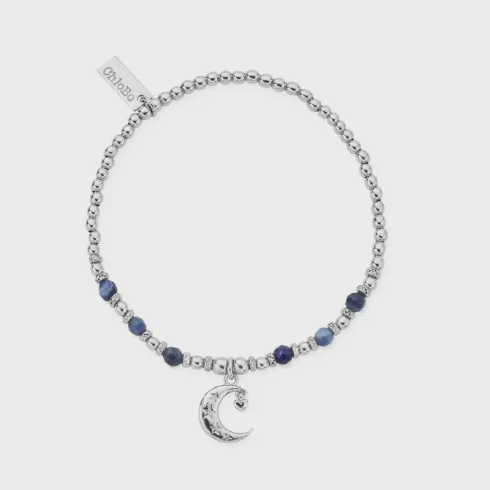 Love By The Moon Sodalite Bracelet SIlver