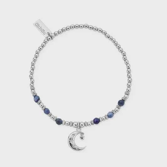 Love By The Moon Sodalite Bracelet SIlver