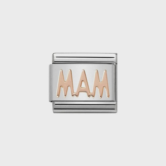 Composable Classic WRITINGS steel and 9k rose gold (03_Mam)