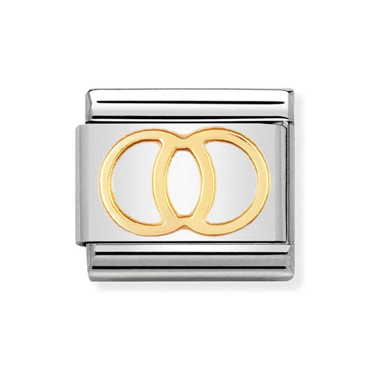 COMPOSABLE Classic DAILY LIFE in stainless steel with bonded yellow gold (21_Wedding rings)
