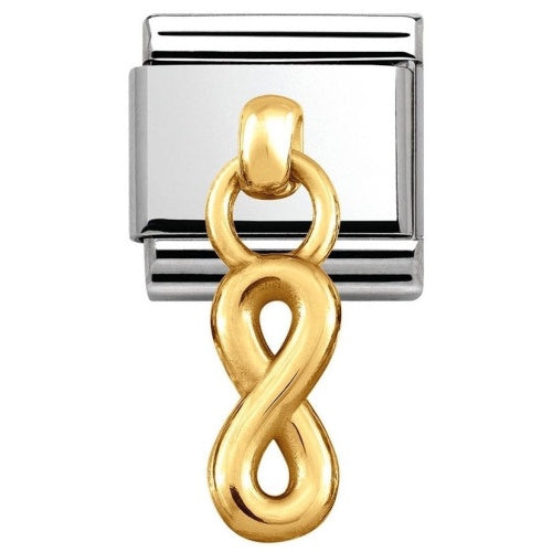 Composable Classic CHARMS and steel and bonded yellow gold (10_Infinity)