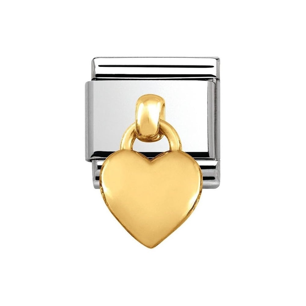 Composable Classic CHARMS and steel and bonded yellow gold (01_Heart)