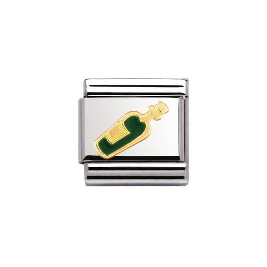 COMPOSABLE Classic DRINKS in stainless steel with enamel and bonded yellow gold (05_White wine)