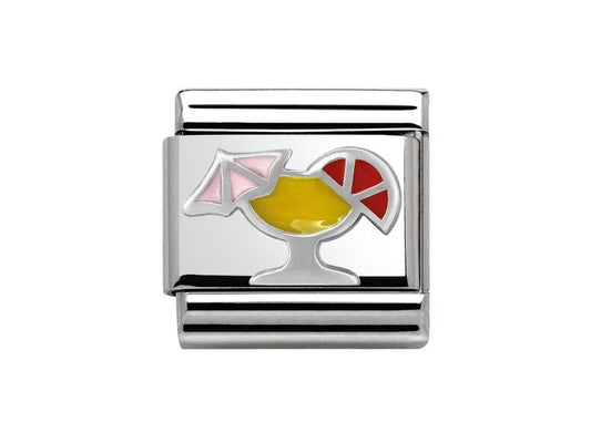 Composable Classic SYMBOLS in stainless steel , enamel and silver 925 (26_cocktail)
