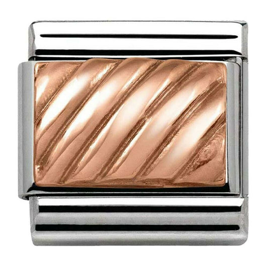 Nomination CLASSIC Rose gold Stripes link 430102/05