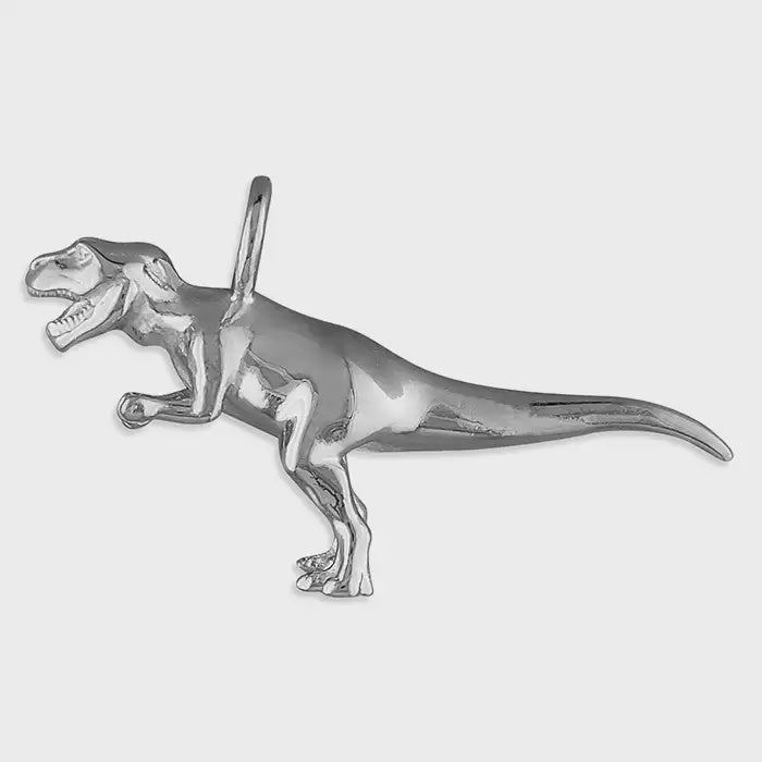 Sterling Silver T-Rex pendant (chain not included)